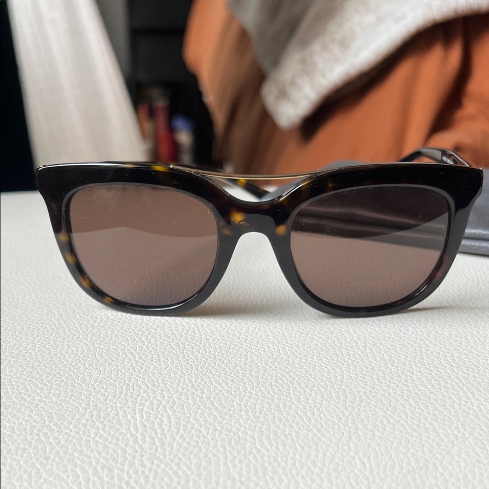Tory Burch Tortoise Shell Oversized Sunglasses